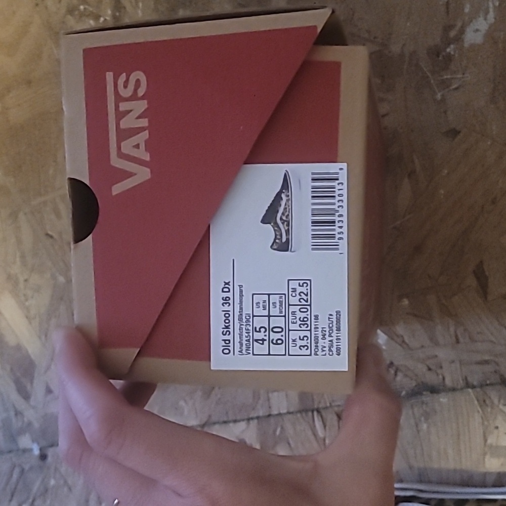 NIB Vans Old Skool 36Dx Cheetah Print Sneakers - Size 6 Women's - Picture 4 of 6